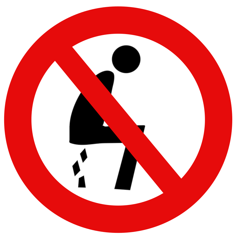 open defecation free sign